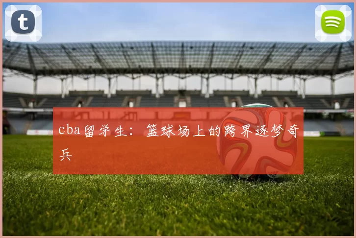 cba留学生：篮球场上的跨界逐梦奇兵